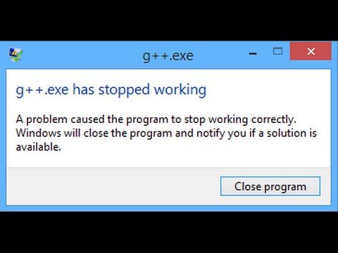 Exe has stopped working generator